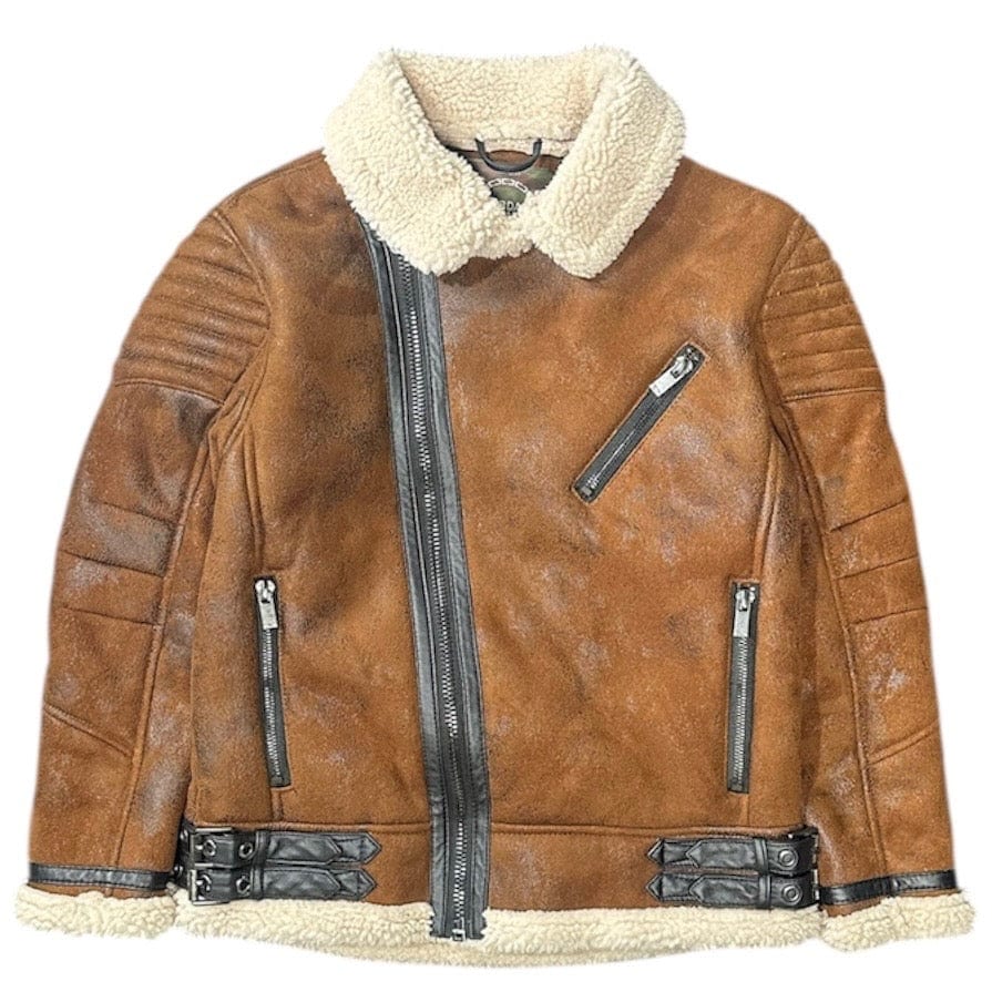 Boys Jordan Craig Sherpa Lined Jacket (Mocha) 91312B