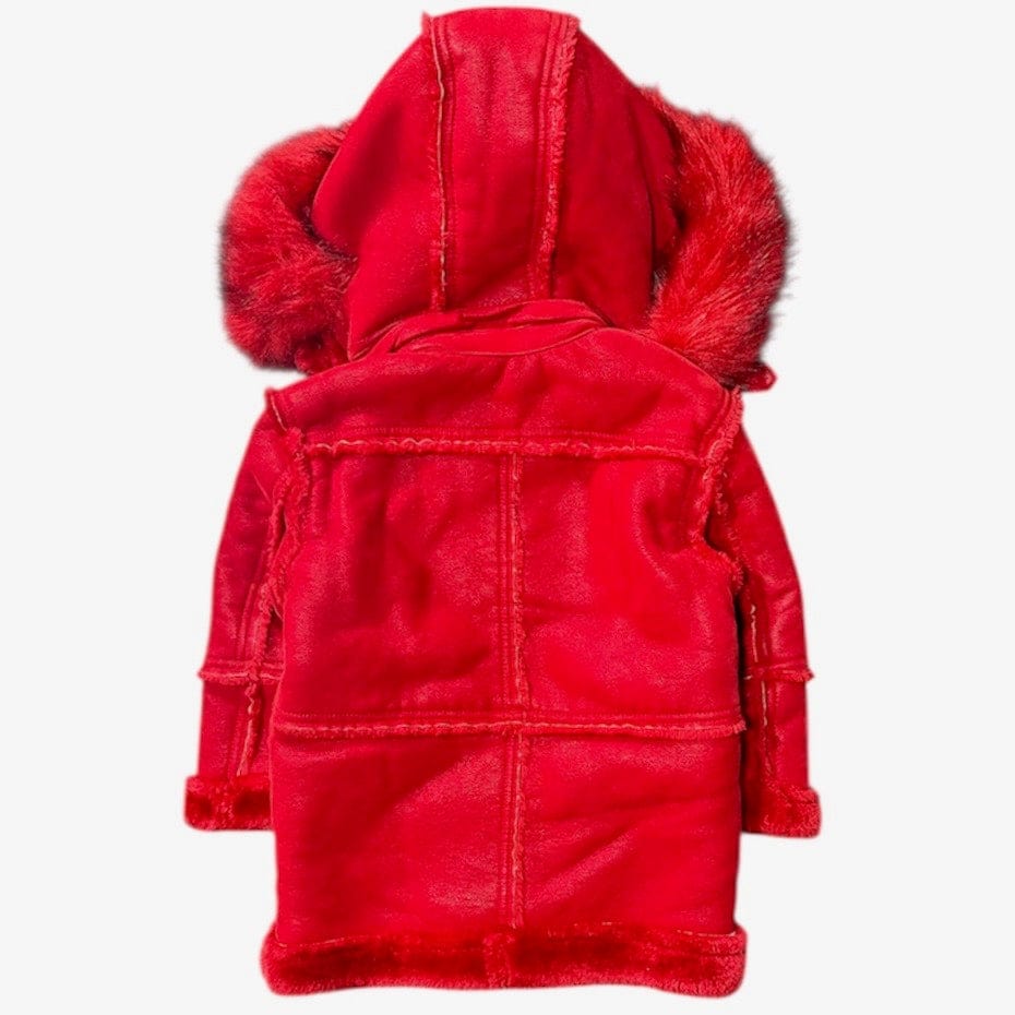 Kids Jordan Craig Denali Shearling Jacket (Red) 91445K