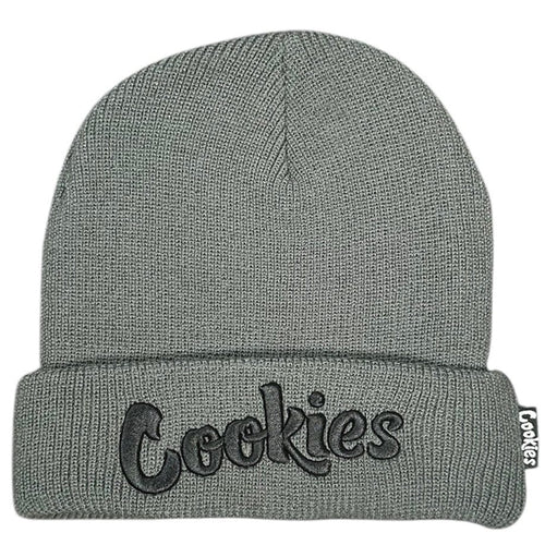 Cookies Knit Beanie Original Mint (Grey/Black) COO31E2