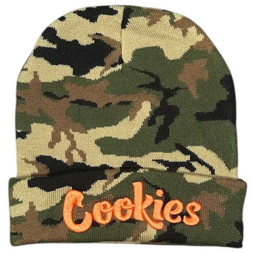 Cookies Knit Beanie Original Mint (Camo/Orange) COO31E