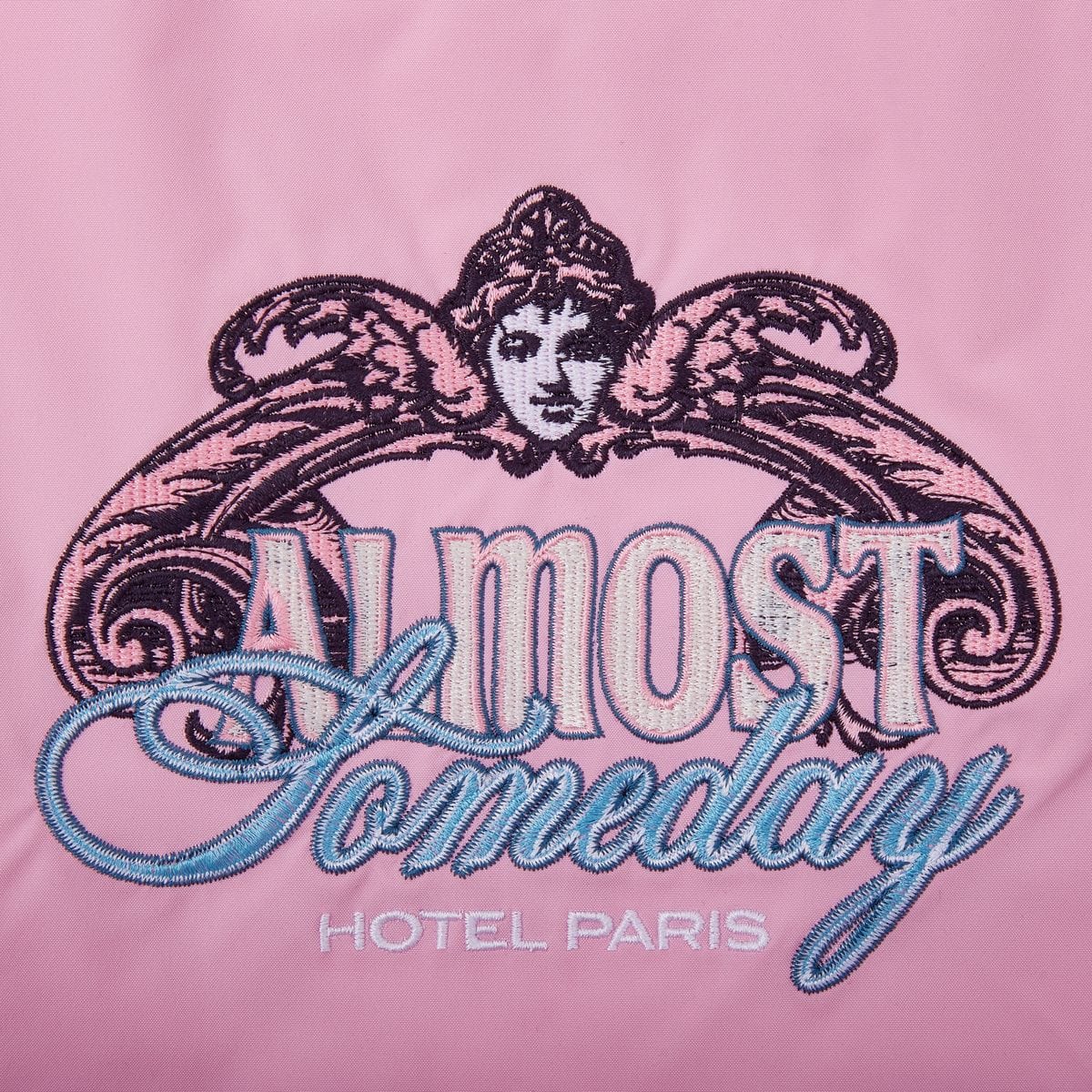 Almost Someday Prague Nylon Shorts (Pink) AS-SUM-027
