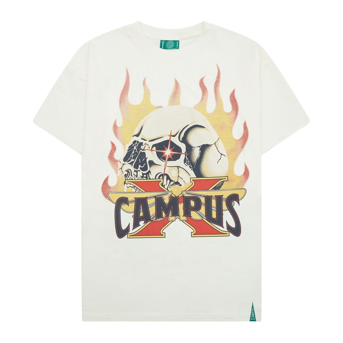 Campus Goods Hell & Back Cropped Tee (Cream) CG-SUM-14
