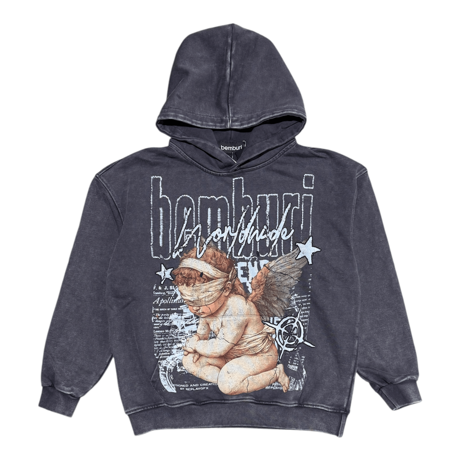 Bemburi Blind Angel Hoodie (Charcoal)