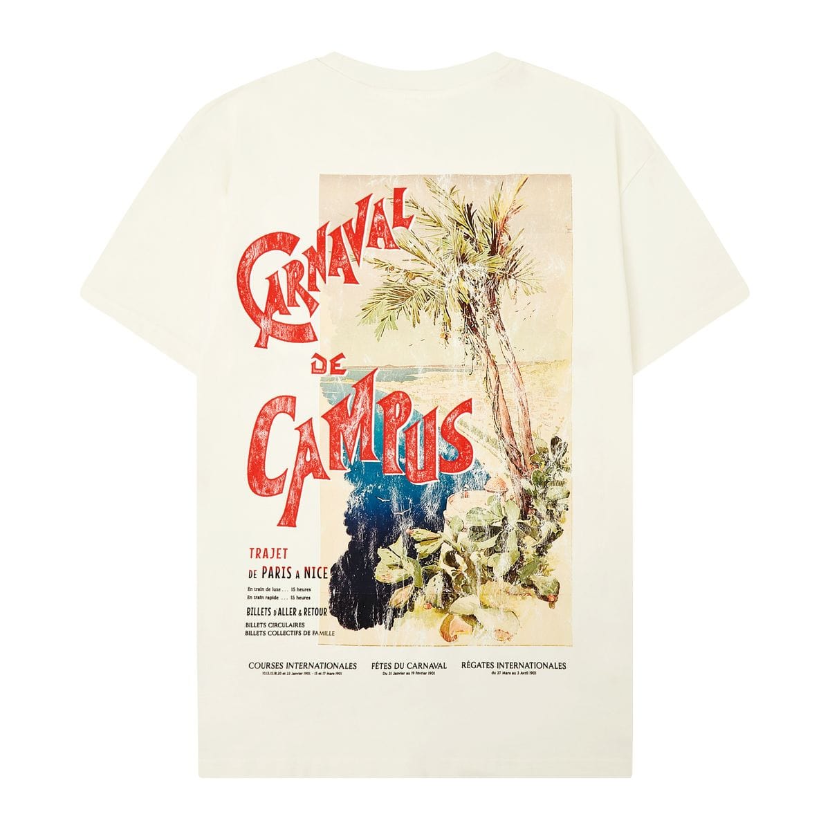Campus Goods Carnival Cropped Tee (Cream) CG-SUM-2