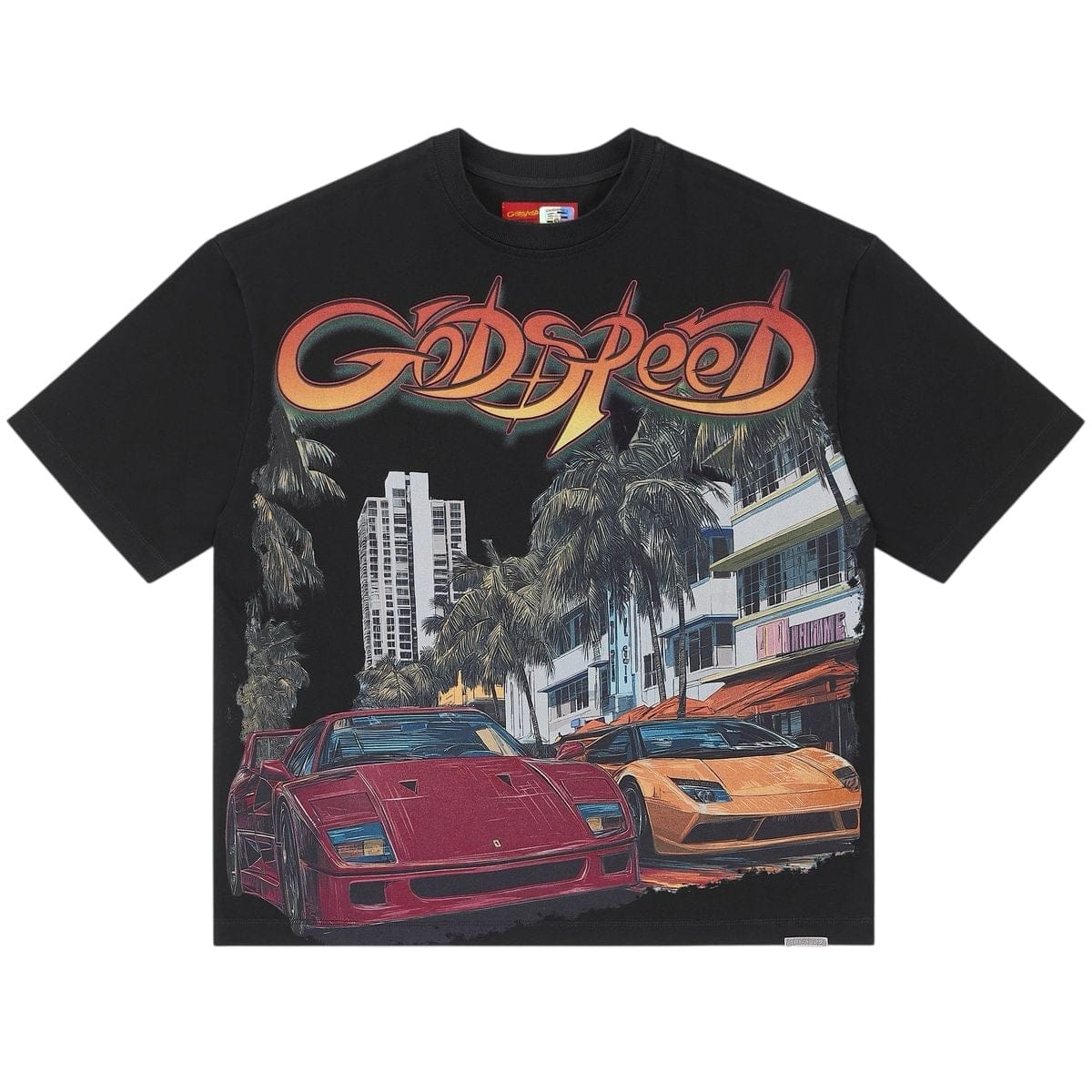 Godspeed South Beach Drive Miami Superrun Tee (Black)