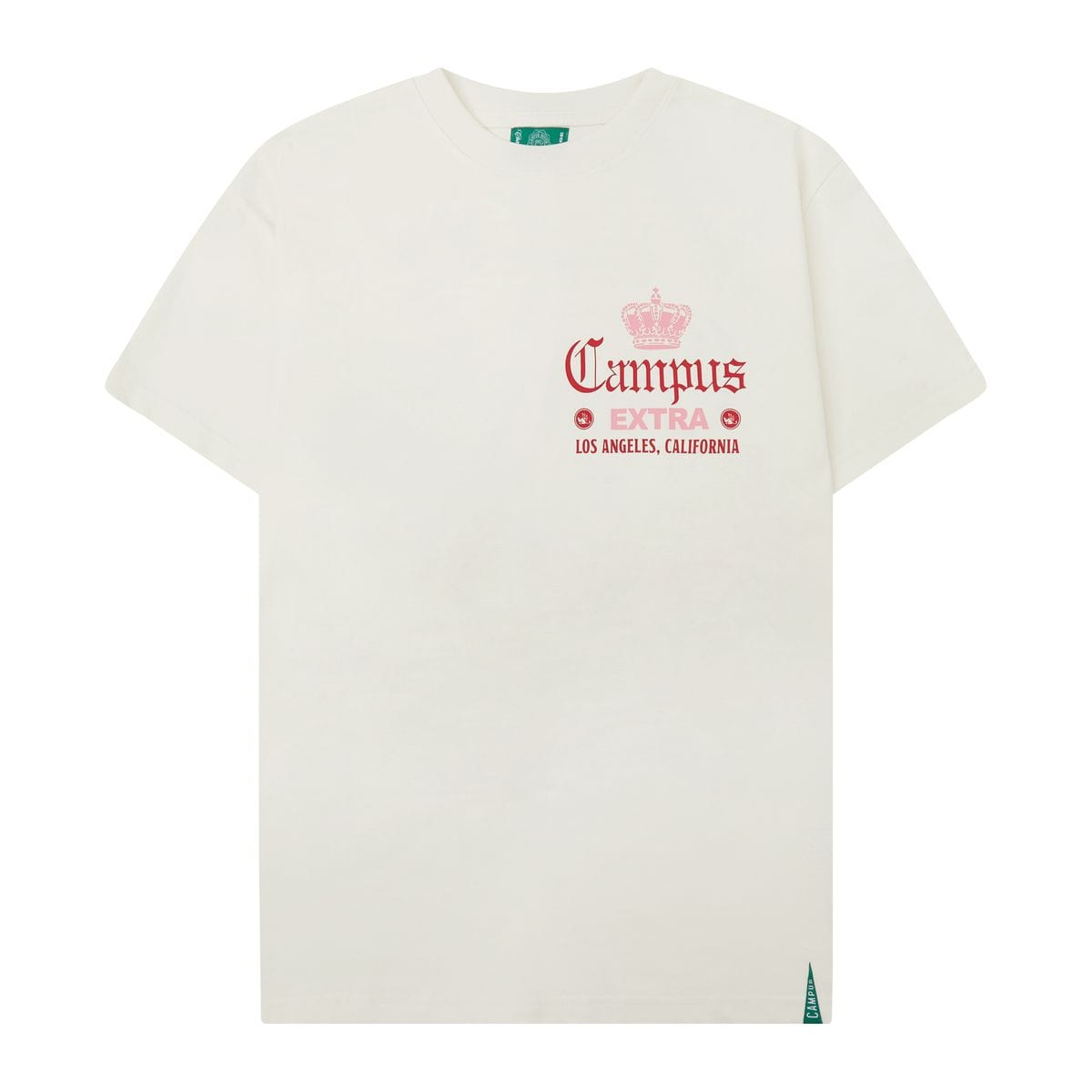 Campus Hoods La Vida Cropped Tee Cream (Cream) CG-SUM-5