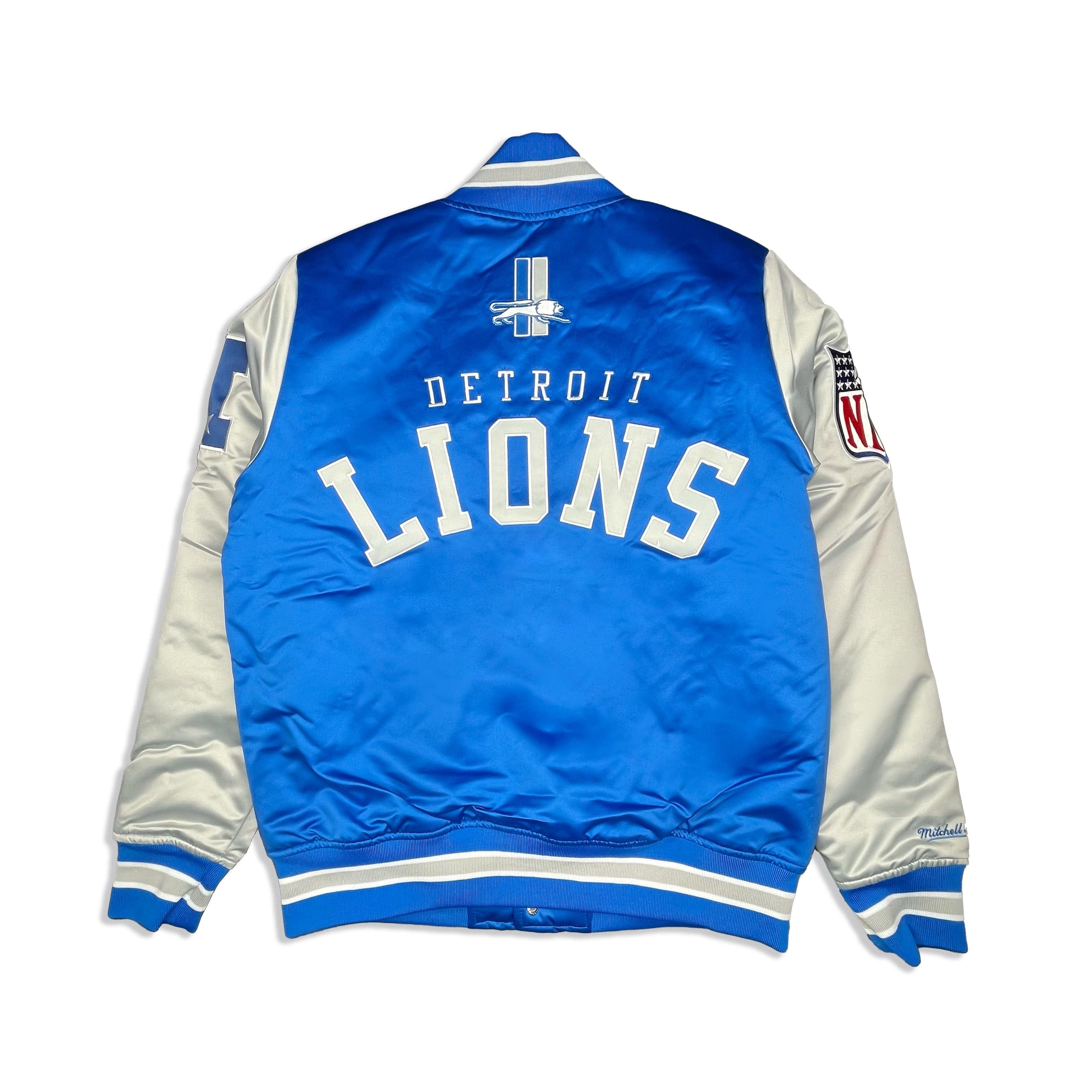 Mitchell & Ness NFL Detroit Lions Primetime Heavyweight Jacket (Blue)