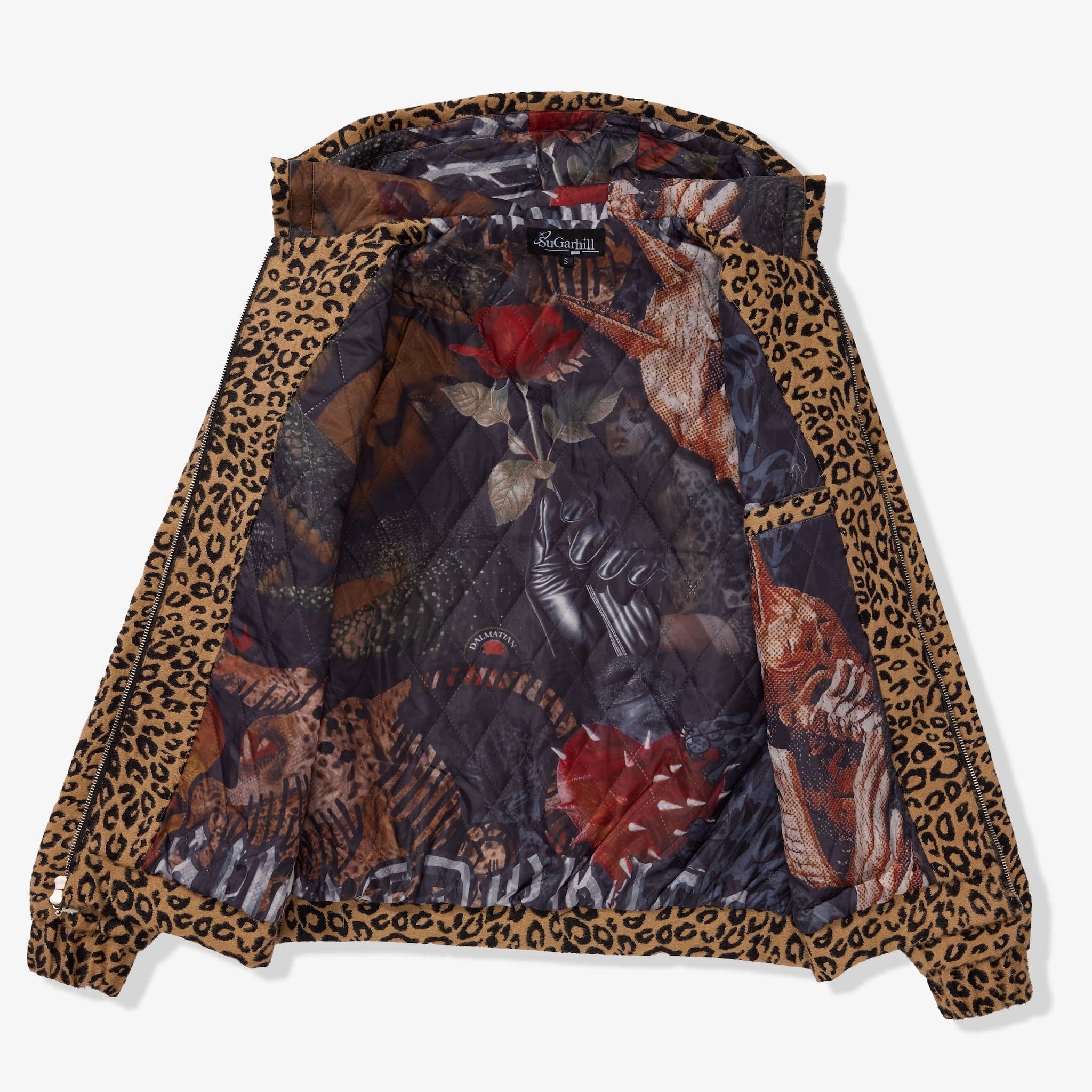 "Love Lost" Fur-Zip Hoodie (brown cheetah)