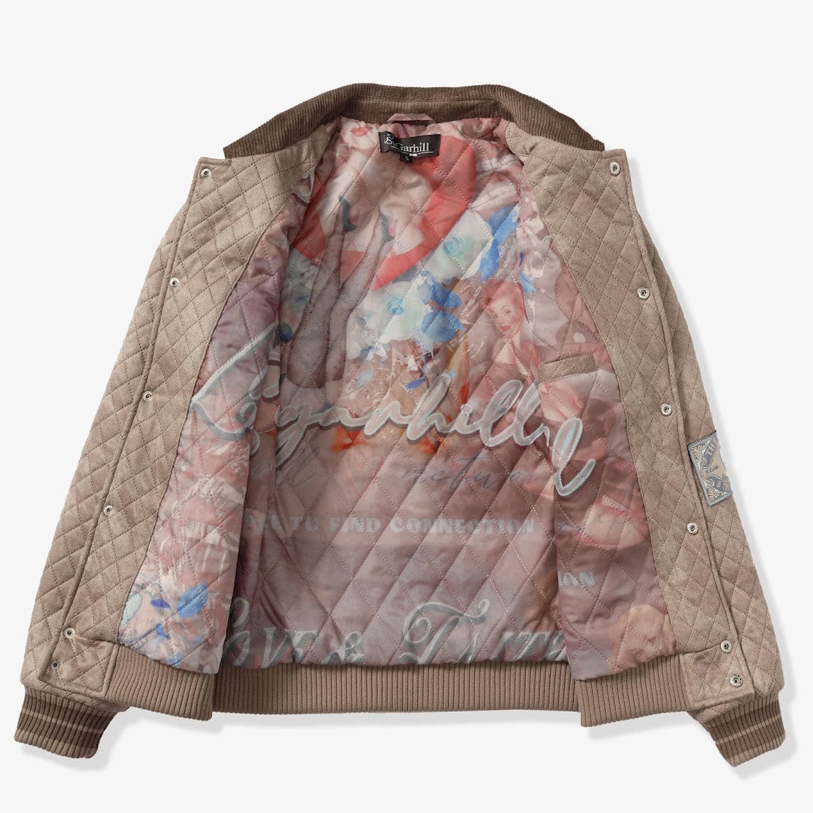 "The Heart" Quilted Jacket (beige)