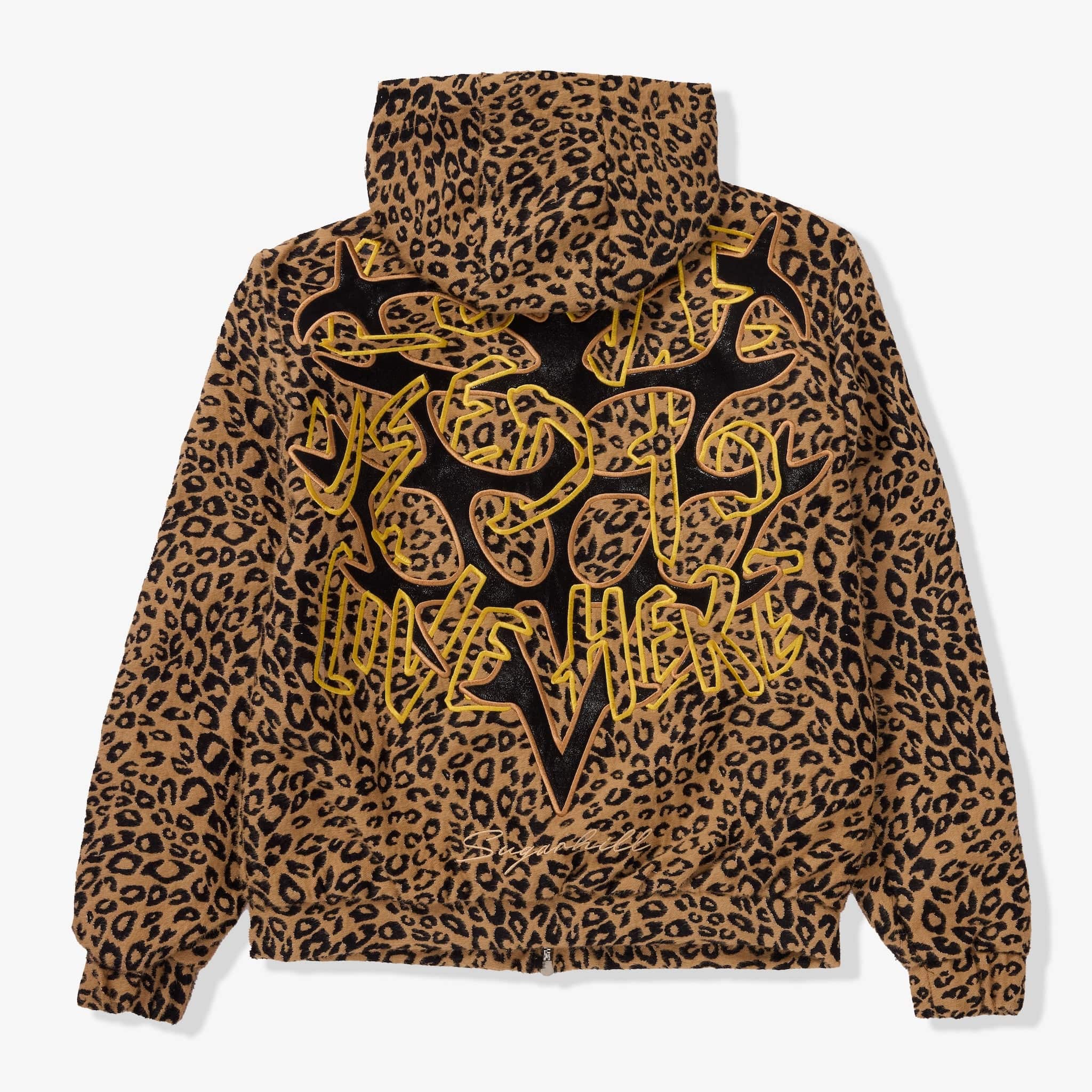 "Love Lost" Fur-Zip Hoodie (brown cheetah)