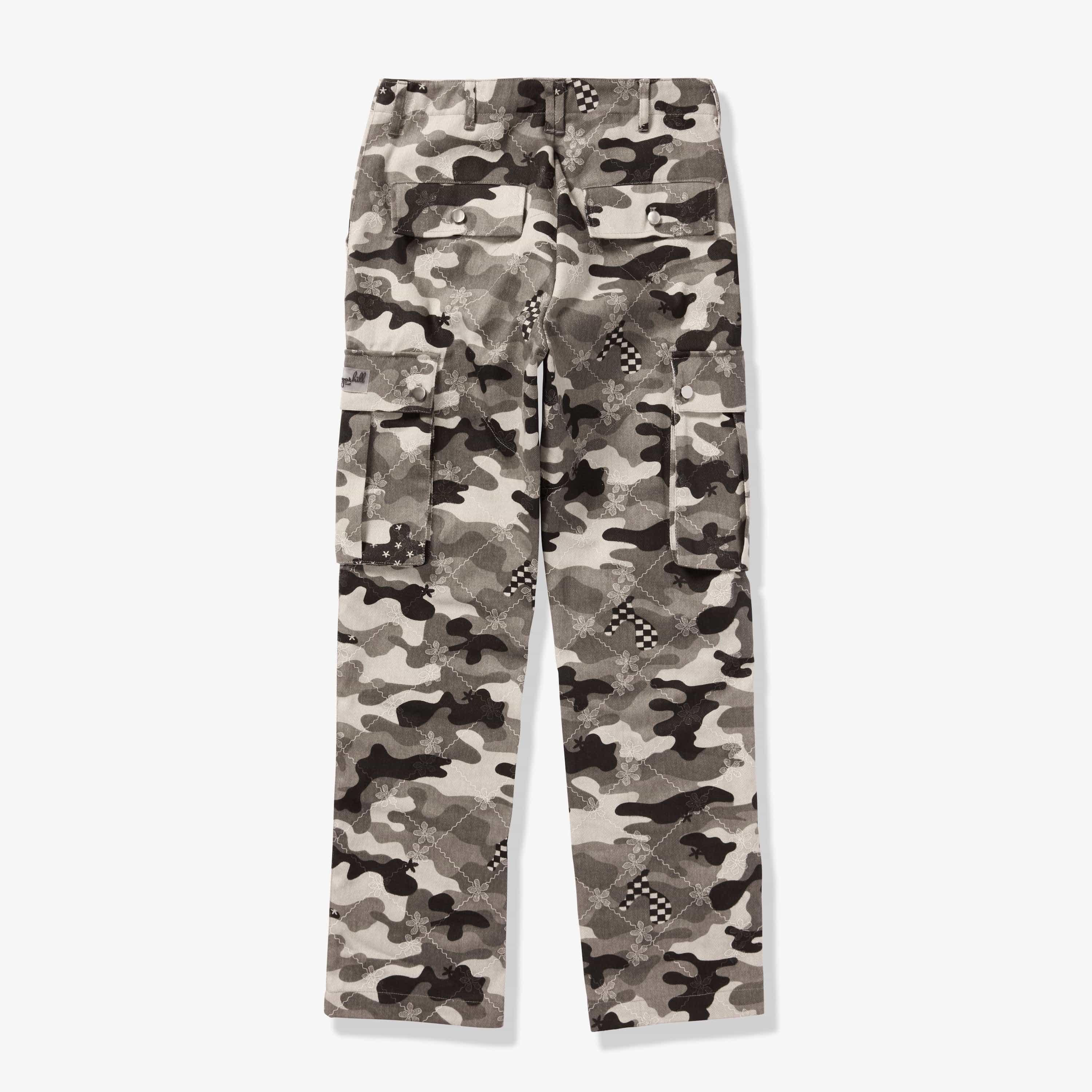 "Kosovo" Cargo Pants (gray camo)