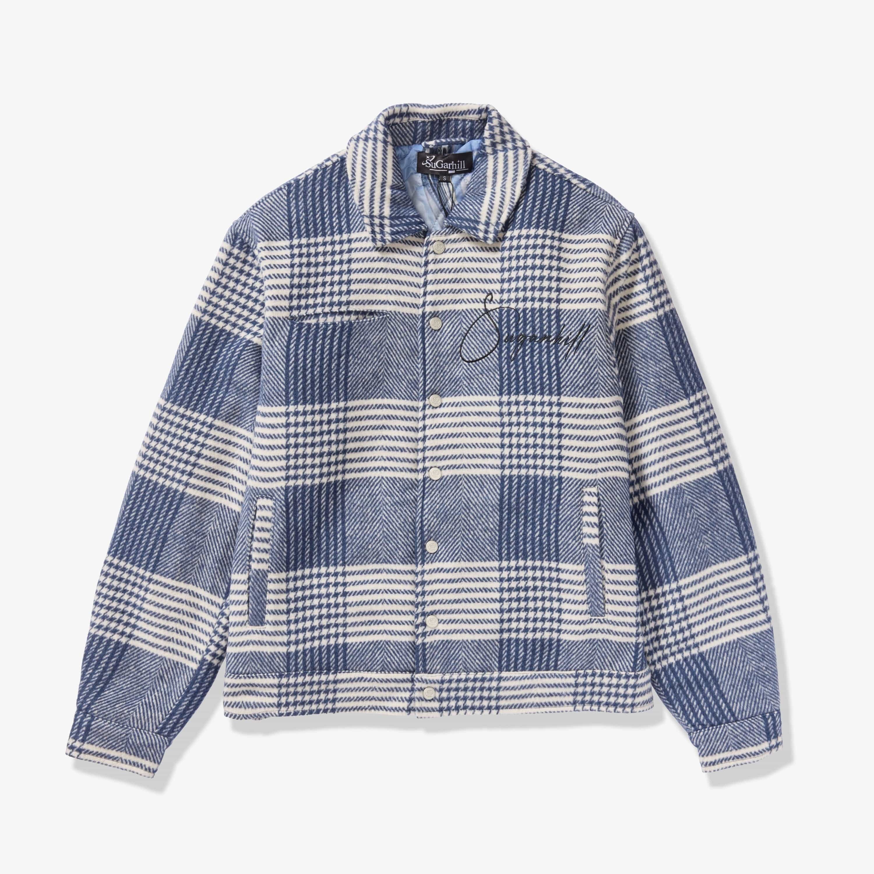 "Eastwood" Jacket (blue plaid)