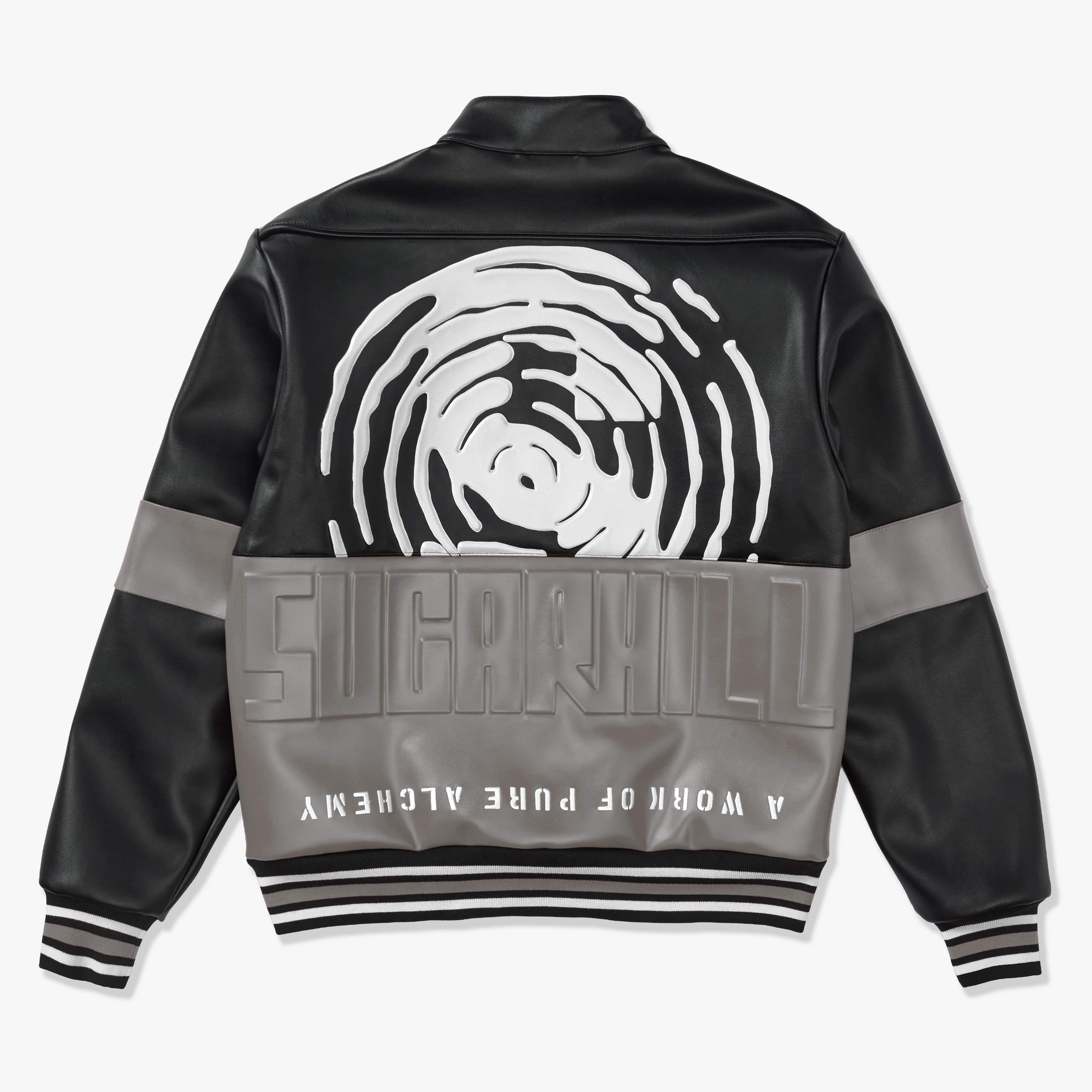 "Alchemy" Racer Jacket (black/white)
