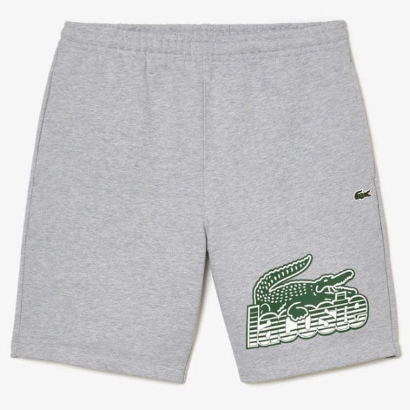 Lacoste Unbrushed Cotton Fleece Short (Grey Chine) GH5086-51