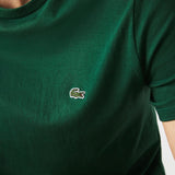 Lacoste Crew Neck Pima Cotton Jersey T Shirt (Green) TH6709-51