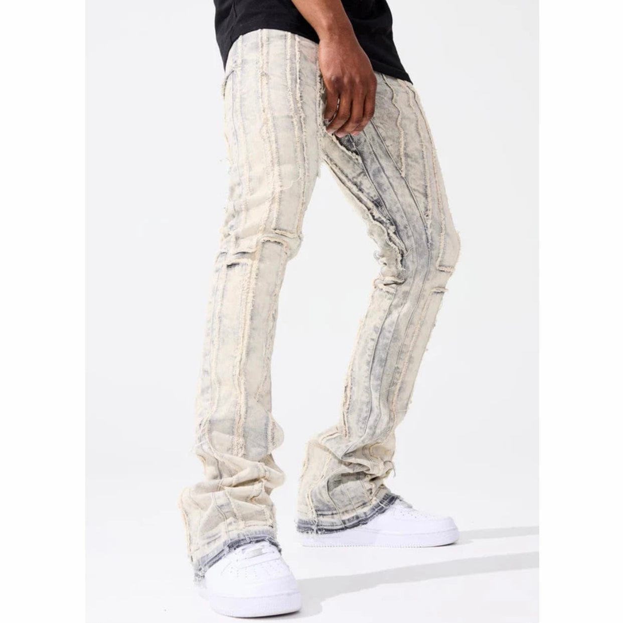 Jordan Craig Ross Stacked Brazen Denim (Bone White) JRF1107