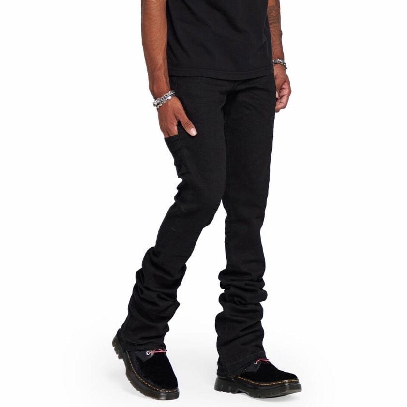 Valabasas Mr. Extendo Super Stacked Denim (Black) VLBS2354