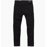 Purple Brand Low Rise Skinny Jean (Black Row) P001-BLKR222