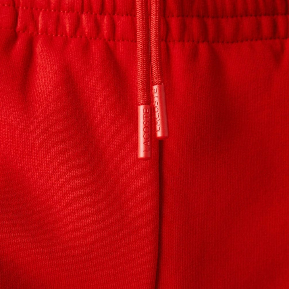 Lacoste Organic Brushed Cotton Fleece Shorts (Red) GH9627-51