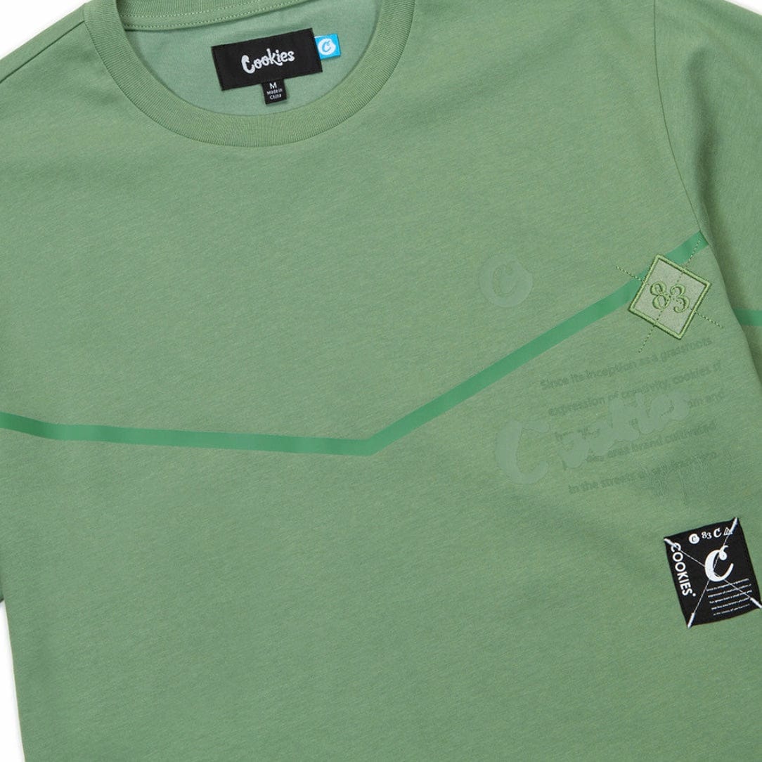 Cookies Key Largo Dri Fit Jersey SS Knit (Light Olive) CM232KST13