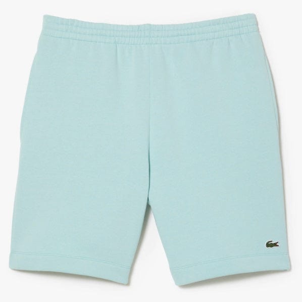 Lacoste Organic Brushed Cotton Fleece Shorts (Mint Green) GH9627-51