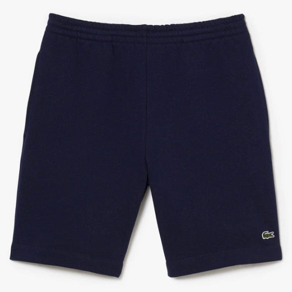 Lacoste Organic Brushed Cotton Fleece Shorts (Navy) GH9627-51