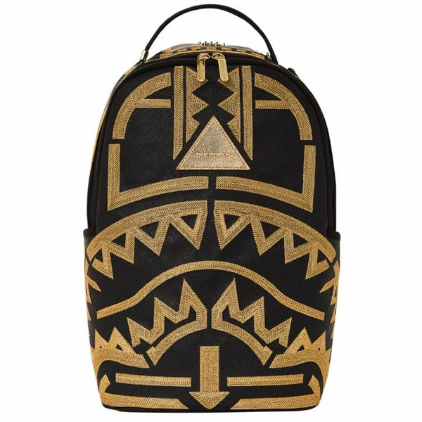 Sprayground Ai Tribal Gold Star DLXSV Backpack – City Man USA