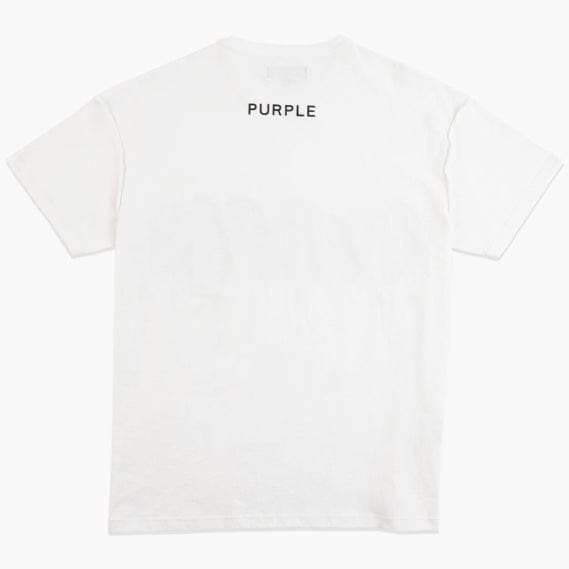Purple Brand Graphic Puff Drip Inside Out T Shirt (White) P101-QRWC223