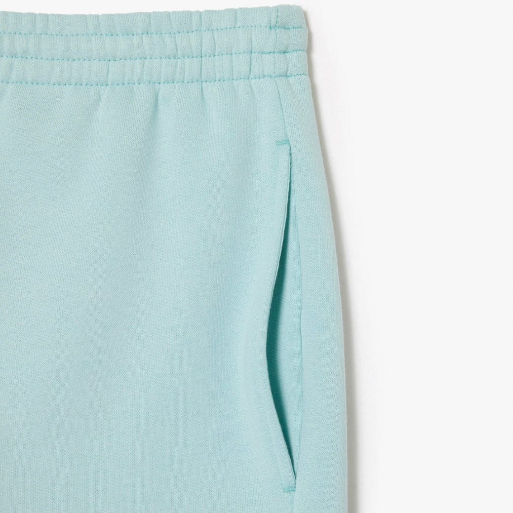 Lacoste Organic Brushed Cotton Fleece Shorts (Mint Green) GH9627-51