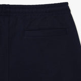 Lacoste Unbrushed Cotton Fleece Short (Navy Blue) GH5086-51