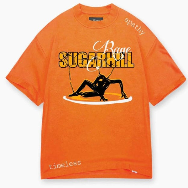Sugar Hill Apathy T Shirt (Hard Orange) SH23-SUM2-19