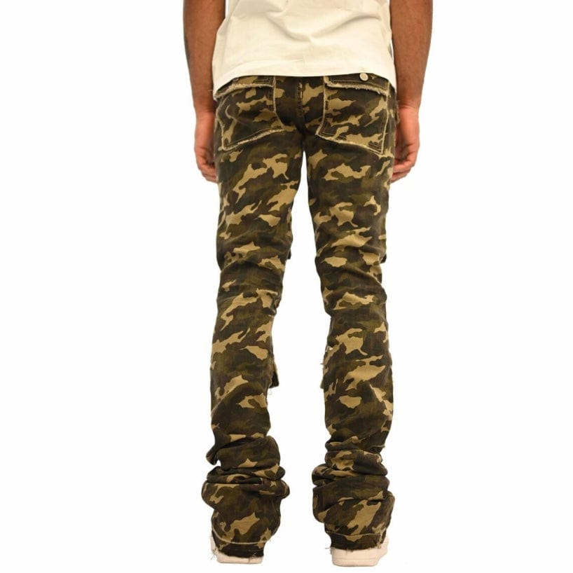 Doctrine Denim Savant Camo Super Stacked Jean (Camo) DB0001-STK