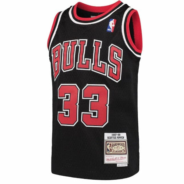 Kids Mitchell & Ness Nba Chicago Bulls Pippen Scottie Swingman Jersey (Black)