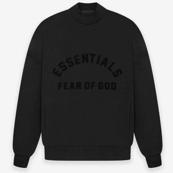 Fear Of God Essential Crewneck (Jet Black)