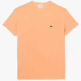 Lacoste Crew Neck Pima Cotton Jersey T Shirt (Light Orange) TH6709-51