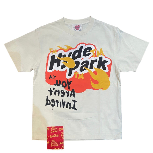 Hyde Park Burner Off The Wall Tee (Natural Off White)