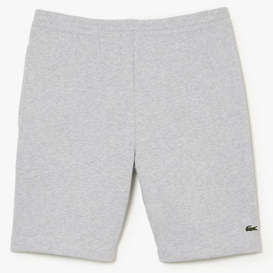 Lacoste Organic Brushed Cotton Fleece Shorts (Grey Chine) GH9627-51