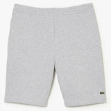 Lacoste Organic Brushed Cotton Fleece Shorts (Grey Chine) GH9627-51