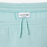 Lacoste Organic Brushed Cotton Fleece Shorts (Mint Green) GH9627-51