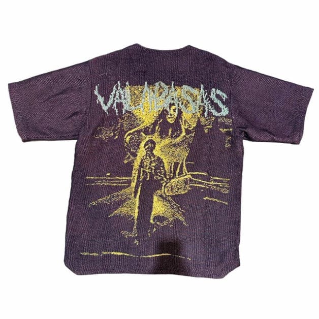 Valabasas Ghost Hand Tapestry Shirt (Purple) VLBS022302