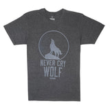 Outrank Never Cry Wolf T-Shirt (Grey) - ORT15486