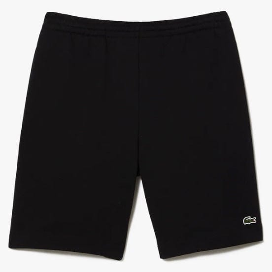 Lacoste Organic Brushed Cotton Fleece Shorts (Black) GH9627-51