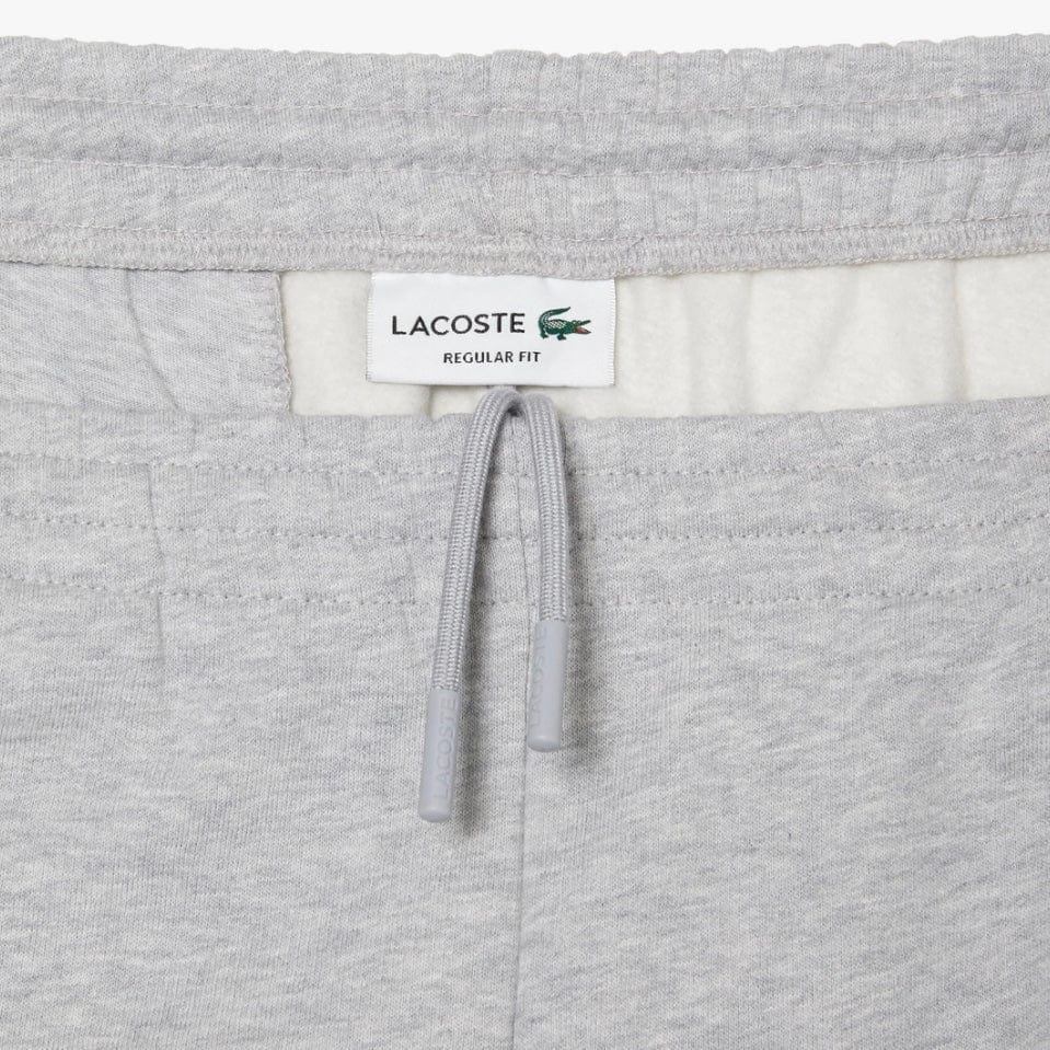 Lacoste Organic Brushed Cotton Fleece Shorts (Grey Chine) GH9627-51