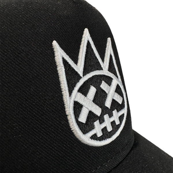 Cult Of Individuality Clean Logo Mesh Back Trucker (Black/White) 623BC-CH98