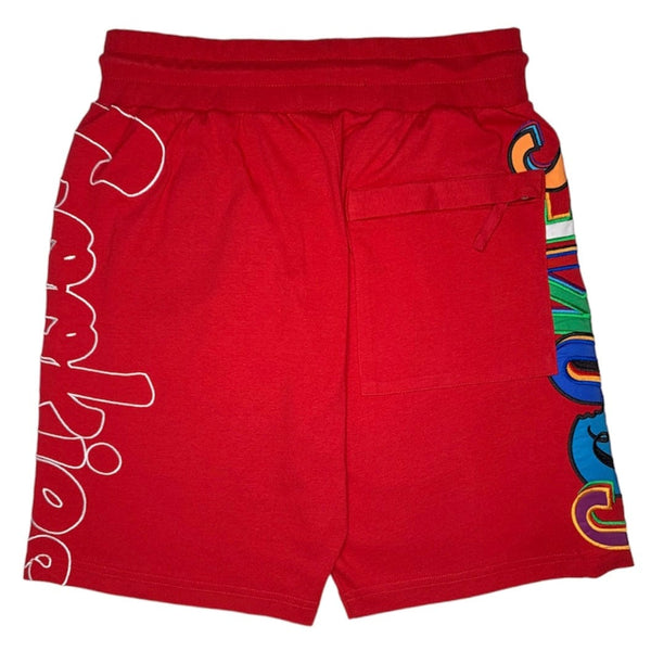 Cookies On The Block Cotton Jersey Short (Red) CM232BKS02