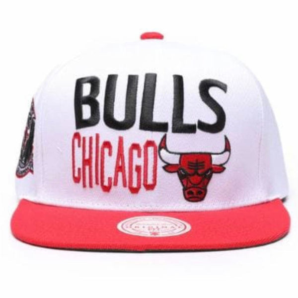 Mitchell & Ness Nba Chicago Bulls Toss Up Snapback (White)