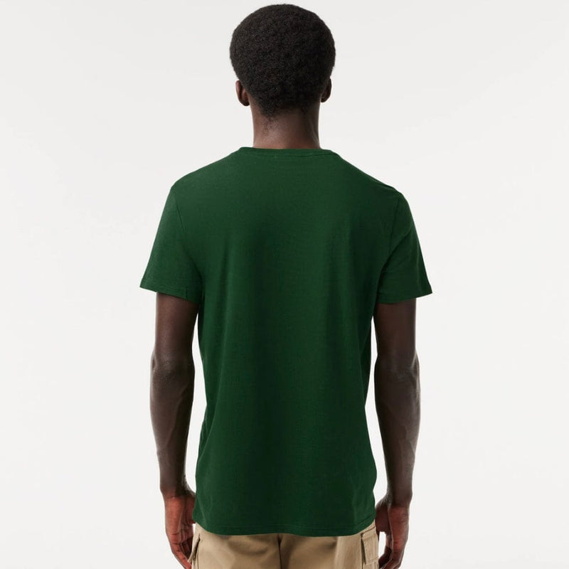 Lacoste Crew Neck Pima Cotton Jersey T Shirt (Green) TH6709-51