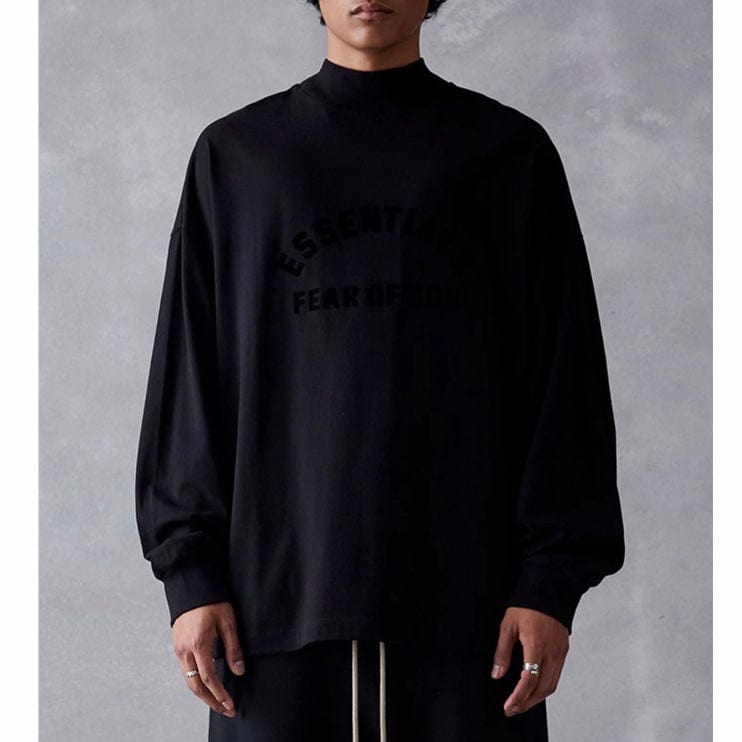 Fear Of God Essentials LS Tee (Jet Black) 125SP232016F