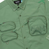 Cookies Key Largo SS Woven Shirt (Light Olive) CM232WST03