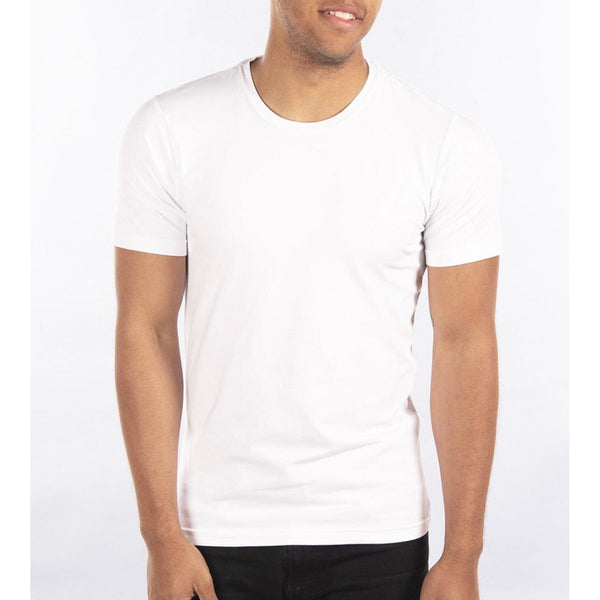 Citylab Stretch Slim Fit Crew Neck T Shirt (White) R2011SPANN